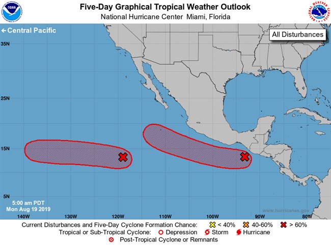 Storm threat for Cabo